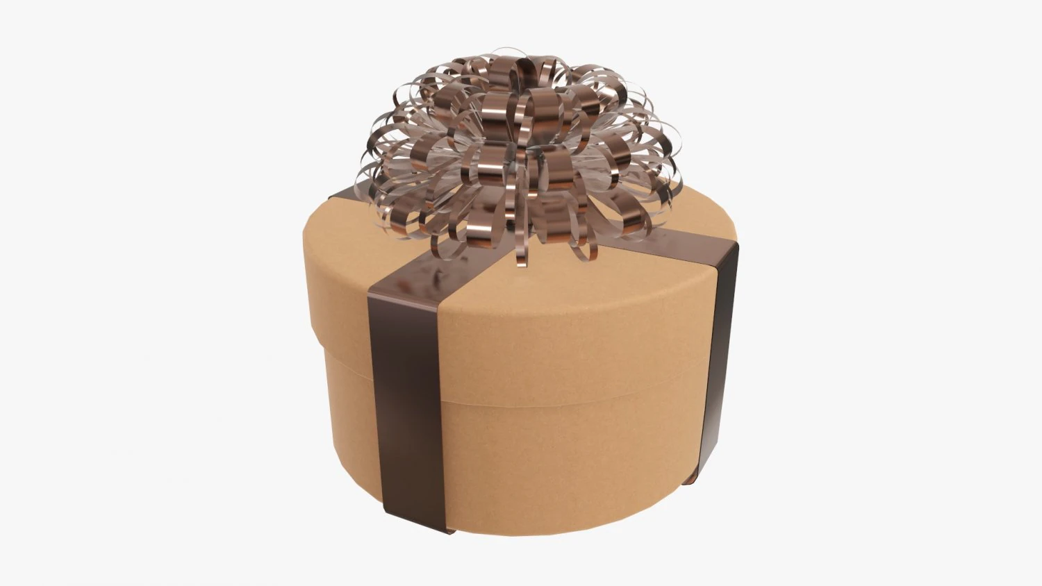 Christmas gift wrapped 09 3D Model .c4d .max .obj .3ds .fbx .stl .blend