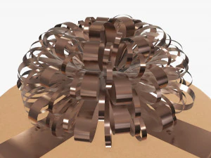 Christmas gift wrapped 09 3D Model