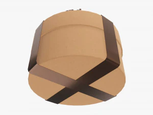Christmas gift wrapped 09 3D Model