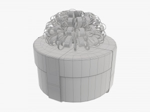 Christmas gift wrapped 09 Modelo 3D