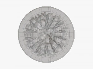 Christmas gift wrapped 09 3D Model