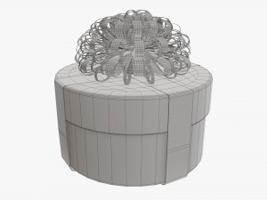 Christmas gift wrapped 09 Modelo 3D