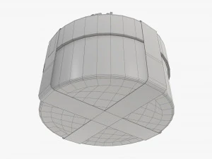 Christmas gift wrapped 09 3D Model