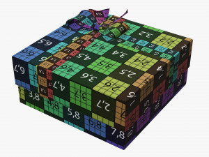 Christmas gifts wrapped 02 Modelo 3D