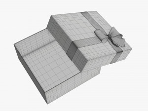 Christmas gifts wrapped 03 Modello 3D