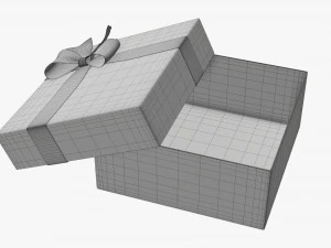 Christmas gifts wrapped 03 3D Model