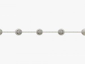 Christmas lights garland bulbs Modelo 3D