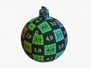 Christmas tree decoration 01 Modelo 3D