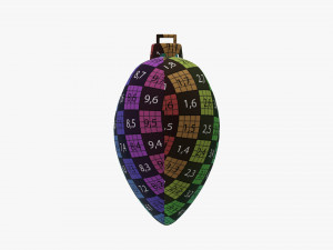 Christmas tree decoration 02 3D Modell