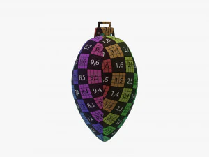 Christbaumschmuck 02 3D Modell