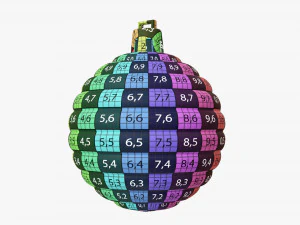 Christmas tree decoration 04 3D Model