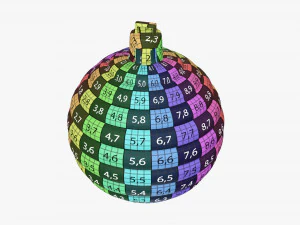 Christmas tree decoration 04 3D Model