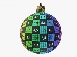 Christmas tree decoration 05 3D Model