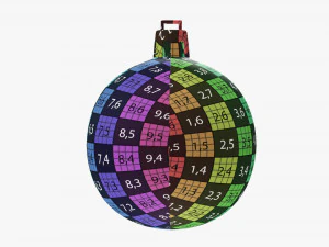 Christmas tree decoration 05 3D Model