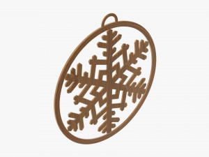 Christmas tree decoration 07 3D Model