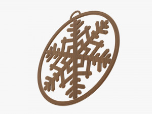 Christmas tree decoration 07 3D Model