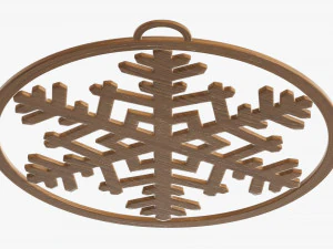 Christmas tree decoration 07 3D Model