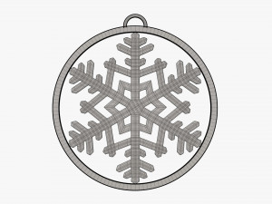 Christmas tree decoration 07 3D Model