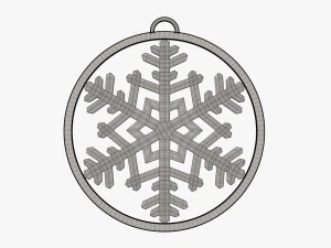 Christmas tree decoration 07 3D Model