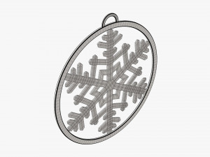 Christmas tree decoration 07 3D Model