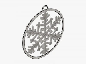 Christmas tree decoration 07 3D Model