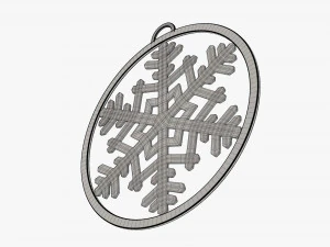 Christmas tree decoration 07 3D Model