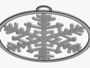 Christmas tree decoration 07 3D Model