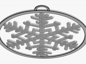 Christmas tree decoration 07 3D Model