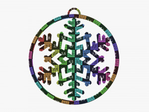 Christmas tree decoration 07 3D Model