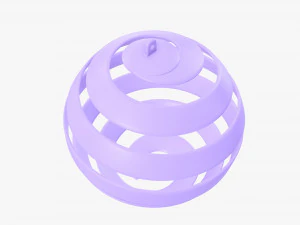 Decora&ccedil;&atilde;o de &aacute;rvore de natal 08 Modelo 3D