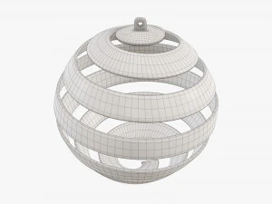 Decora&ccedil;&atilde;o de &aacute;rvore de natal 08 Modelo 3D