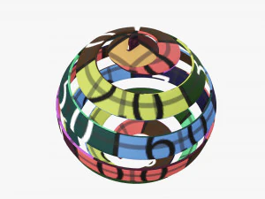 Decora&ccedil;&atilde;o de &aacute;rvore de natal 08 Modelo 3D