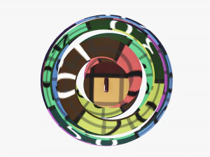 Decora&ccedil;&atilde;o de &aacute;rvore de natal 08 Modelo 3D