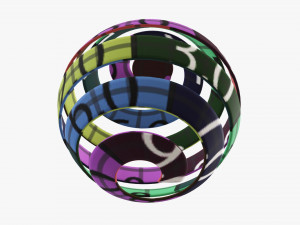 Christmas tree decoration 08 3D Модель