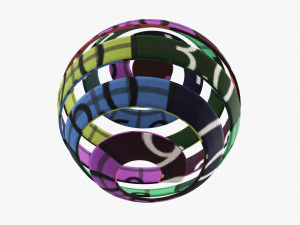 Decora&ccedil;&atilde;o de &aacute;rvore de natal 08 Modelo 3D