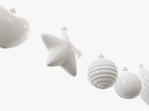 Christmas tree decorations 3D मॉडल
