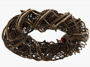 Christmas wreath 01 3D Модель