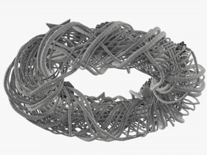 Christmas wreath 01 3D Модель