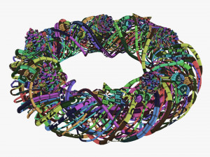 Christmas wreath 01 3D Модель