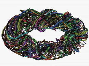 Christmas wreath 01 3D Model