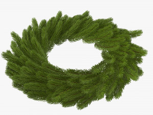 Christmas wreath 03 3D Model
