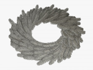 Christmas wreath 03 3D Model