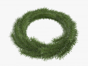 Christmas wreath 04 3D Model