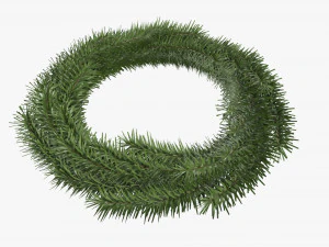 Christmas wreath 04 3D Model
