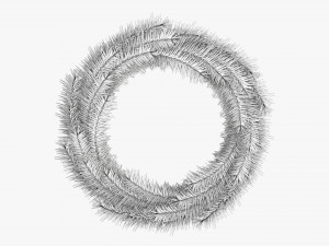 Christmas wreath 04 3D 模型