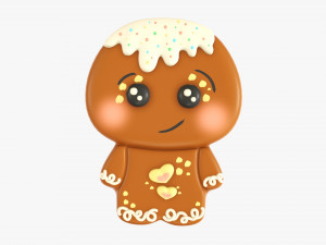 Cookie cute girl Modelo 3D