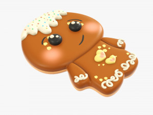Cookie cute girl Modelo 3D