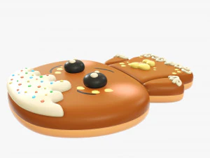 Cookie cute girl 3D Model
