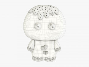 Cookie cute girl Modelo 3D