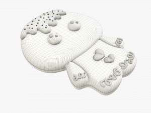 Cookie cute girl Modelo 3D